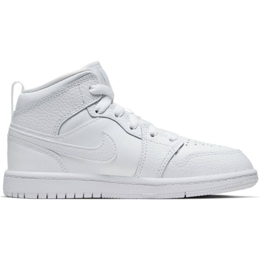 air jordan 1 mid triple white