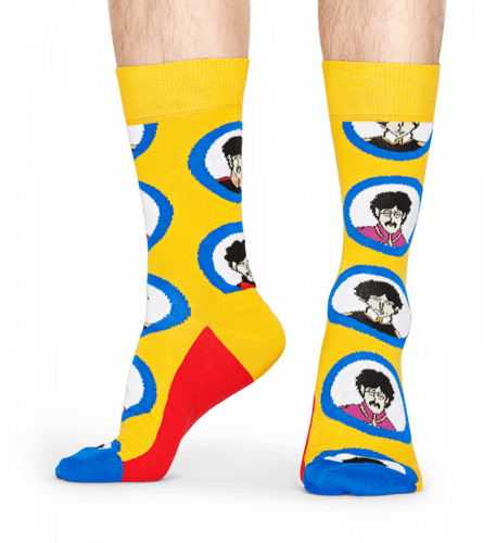 Giftbox 6-pack Happy Socks The Beatles Chaussettes XBEA10-6000