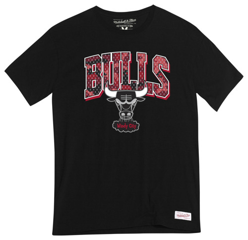 Mitchell & Ness Chicago Bulls NBA Squadra Tee - BMTRSC18160-CBUBLCK