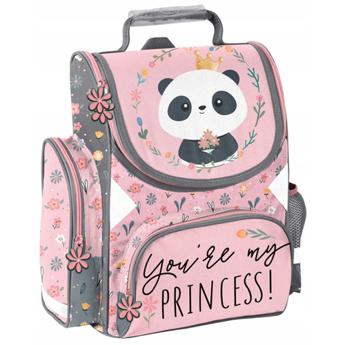 PASO UR My Princess School Satchel for Kids with Panda Pink - BR-984-1