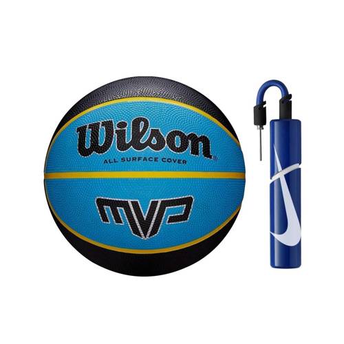 Set to Basketball Wilson MVP Outdoor Ball + Nike Essential Ball Pump