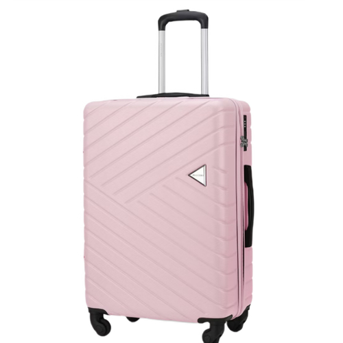 Valise de voyage moyenne PUCCINI rose à roulettes - ABS027B-3C