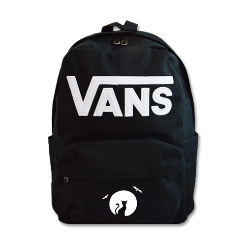 Vans New Skool 18 l Backpack black VN000628BLK1 + Custom Cat