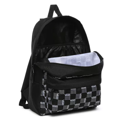 Vans Realm Word Check Backpack VN0A3UI7ZM0 + Benched Bag + Pencil Pouch