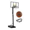 Basketball set 230-305 cm + Spalding NBA Platinum Streetball Outdoor Basketball + Lunettes de Dribble de basket-ball