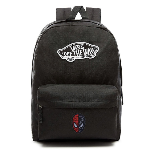 Plecak VANS Realm Backpack szkolny Custom Spiderman - VN0A3UI6BLK 