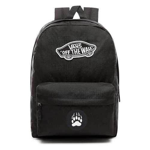 Plecak VANS Realm Backpack szkolny Custom Paw  - VN0A3UI6BLK 