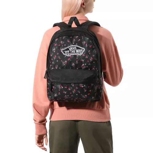 Vans Realm Beauty Floral Black Backpack Custom Unicorn - VN0A3UI6ZX3