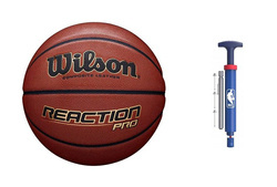 Wilson Reaction PRO Indoor / Outdoor Basketball - WTB10139 + Pump