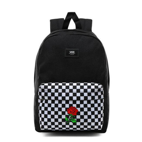 VANS New Skool Checkerboard Sac à dos Custom Red Rose - VN0002TL2OB