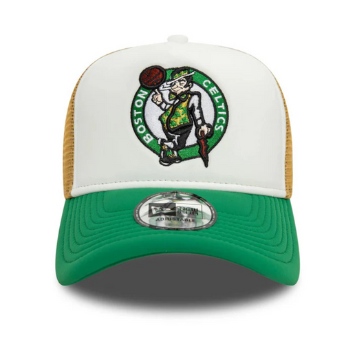 New Era 9FORTY NBA Boston Celtics Flower A-Frame Trucker Adjustable Cap - 60595276