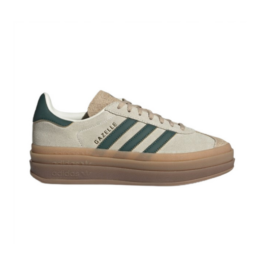 Women's sports shoes Adidas Gazelle Bold on the platform beige - ID7056