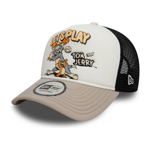 New Era 9FORTY Tom and Jerry A-Frame Trucker Snapback Cap - 60595268