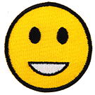 Patch pour vêtements Emoticon visage