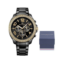Quartz watch Tommy Hilfiger Serena black gold original - 1781496