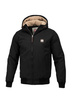 Pit Bull West Coast Elkwood 3 Sherpa Hooded Black Veste - 529112900