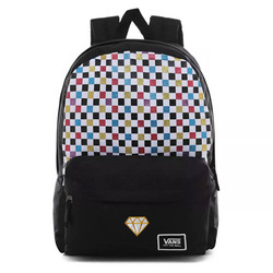 Vans Glitter Check Realm Sac à dos Custom Diamond - VN0A48HGUX9