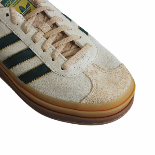 Women's sports shoes Adidas Gazelle Bold on the platform beige - ID7056