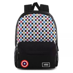 Vans Glitter Check Realm Sac à dos - VN0A48HGUX9 Custom star