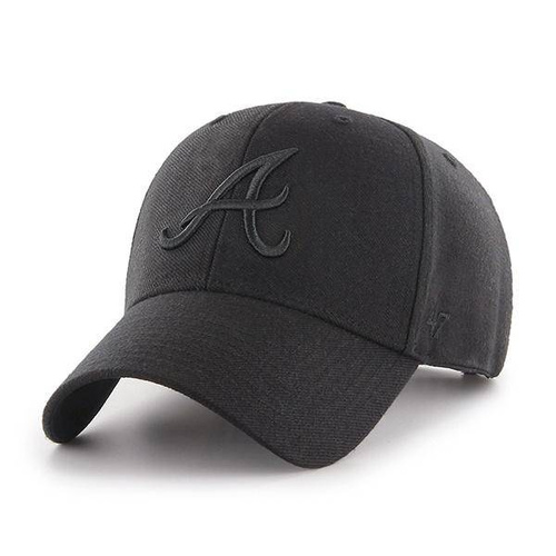 47 Brand MLB Atlanta Braves cap black - B-MVPSP01WBP-BKA