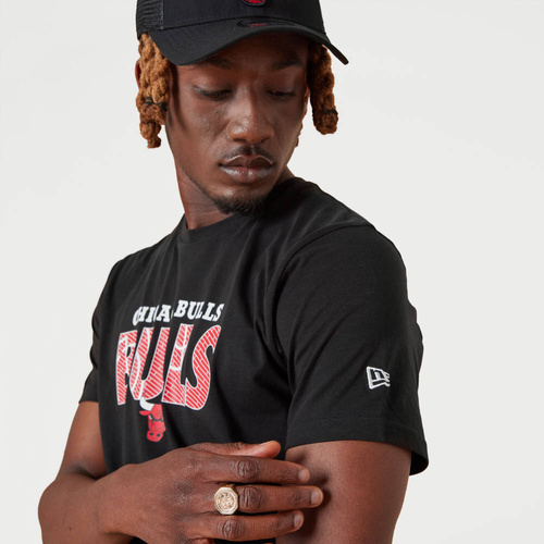 New Era T-shirt Noir Chicago Bulls NBA - 13083891 
