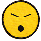 Patch pour vêtements Emoticon visage