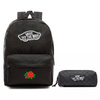 VANS Realm Backpack Rose VN0A3UI6BLK + Pencil Pouch