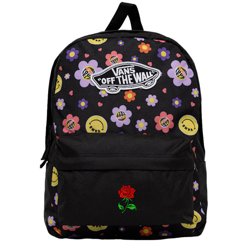Vans Realm Radically Happy Black/Dubarry backpack Custom Rose - VN0A3UI6BDB