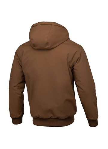 Pit Bull West Coast Elkwood 3 Sherpa Hooded Brown Veste - 529112850