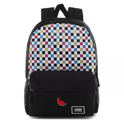 Vans Glitter Check Realm Sac à dos Custom watermelon - VN0A48HGUX9