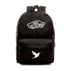 VANS Realm Backpack Black VN0A3UI6BLK + Custom Hummingbird