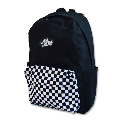 Vans New Skool Backpack Checkerboard VN000628Y281 + Custom Bird Orange