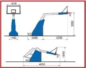 Sure Shot Mac Shot 790 Portable Basketball Unit