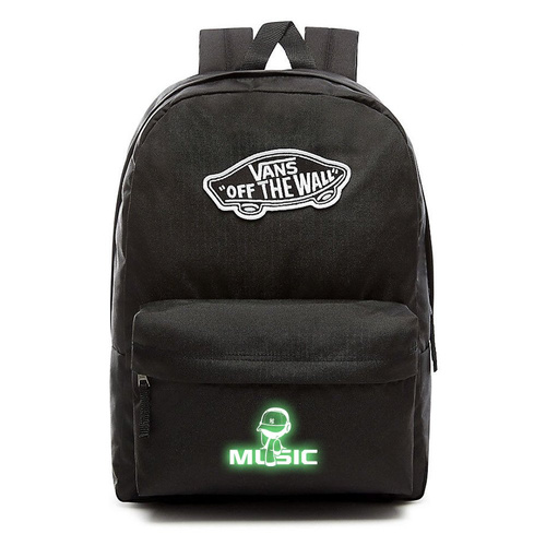 Plecak VANS Realm Backpack szkolny - VN0A3UI6BLK  - Custom Lumi - Music