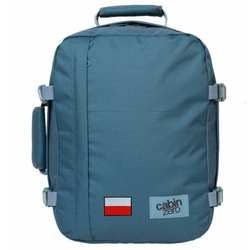 CabinZero Classic 2w1 28L Backpack black + Custom Polish flag