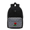 VANS New Skool Checkerboard Sac à dos Custom Red Rose - VN0002TL2OB